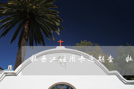 牡丹江信用卡逾期查詢(牡丹江信用卡逾期查詢)