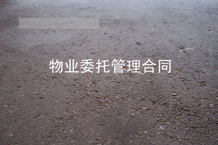 物业委托管理合同