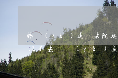 物業(yè)通過法院起訴業(yè)主可以不去嗎(業(yè)主能否起訴物業(yè)公司)