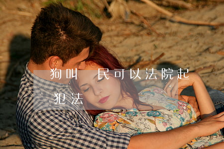 狗叫擾民可以法院起訴嗎(狗叫擾民將狗打死犯法嗎)