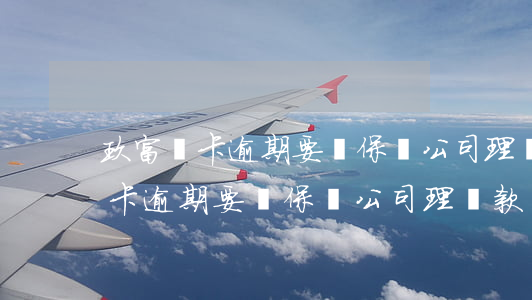 玖富萬卡逾期要賠保險公司理賠款-玖富萬卡逾期要賠保險公司理賠款嗎