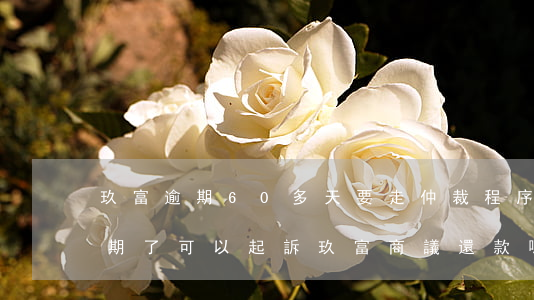 玖富逾期60多天要走仲裁程序了-玖富逾期了,可以起訴玖富商議還款嗎