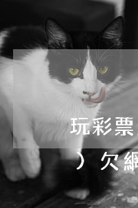 玩彩票欠網(wǎng)貸11萬(wàn)(欠網(wǎng)貸買(mǎi)彩票可以嗎)