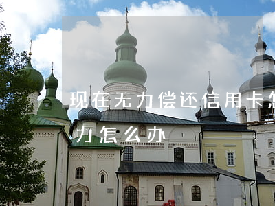 现在无力偿还信用卡怎么办(信用卡无偿还能力怎么办)