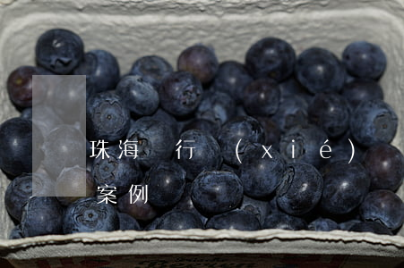 珠海銀行協(xié)會（珠海銀行欠款逾期案例）