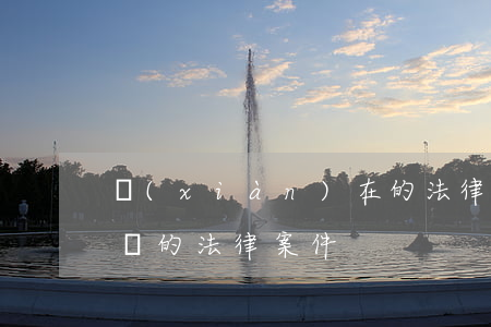 現(xiàn)在的法律糾紛多嗎(目前有爭議的法律案件)