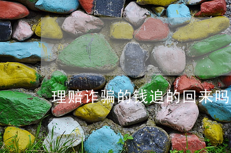 理赔诈骗的钱追的回来吗?