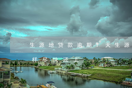 生源地贷款逾期1天(生源地贷款逾期一天怎样尽快还上)