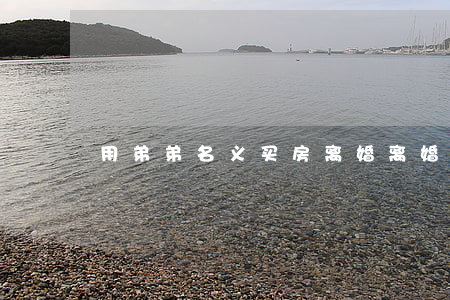 用弟弟名义买房离婚(离婚后以孩子名义买房)