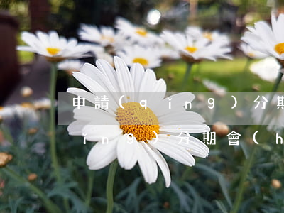 申請(qǐng)分期可以逾期嗎(申請(qǐng)分期會(huì)影響信用嗎)