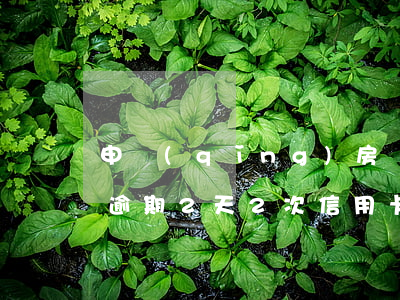 申請(qǐng)房貸時(shí)信用卡逾期2天(2次信用卡逾期能辦房貸)