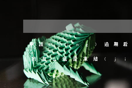 申請(qǐng)逾期后來(lái)還清的怎么還是凍結(jié)-逾期還了會(huì)自動(dòng)解除凍結(jié)嗎