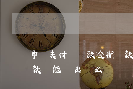 申請支付寶貸款逾期還款期限(支付寶逾期貸款還能貸出來么)