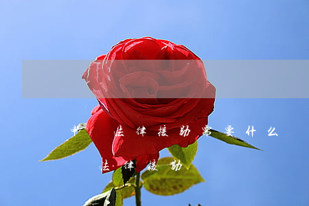 申請法律援助需要什么證明(什么條件可以申請法律援助)