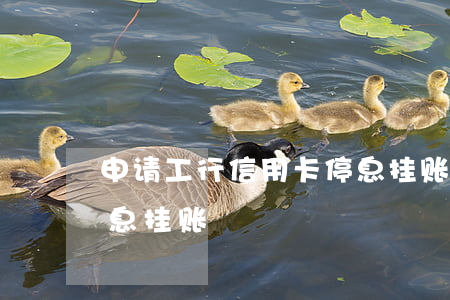申请工行信用卡停息挂账(工商银行信用卡停息挂账)