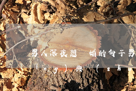 男人深夜想離婚的句子(男人離婚感慨經(jīng)典說(shuō)說(shuō))