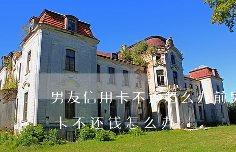男友信用卡不还怎么办(前男友用了我的信用卡不还钱怎么办)