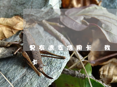 男友透支信用卡讓我還錢(男朋友幫我還信用卡)