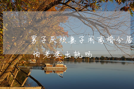 男子厌烦妻子闹离婚(分居闹离婚期间男人不怕老婆出轨吗)