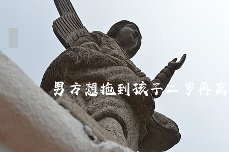 男方想拖到孩子二岁再离婚怎么办