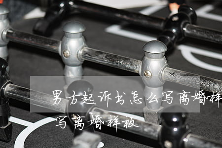 男方起诉书怎么写离婚样板(男方起诉书怎么写离婚样板)