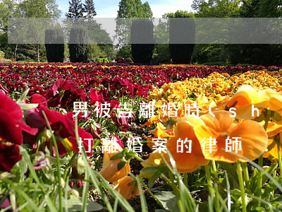 男被告離婚時(shí)適合打男律師嗎(專打離婚案的律師)