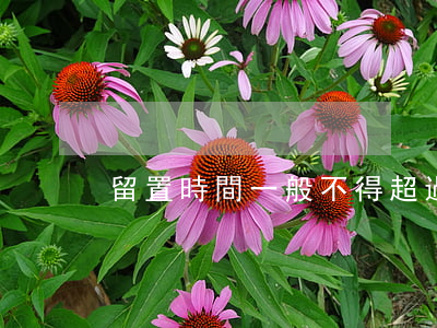 留置時間一般不得超過幾個月
