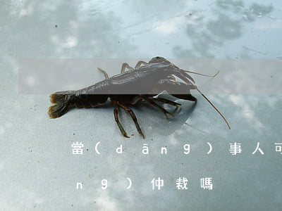 當(dāng)事人可以不履行勞動(dòng)仲裁嗎