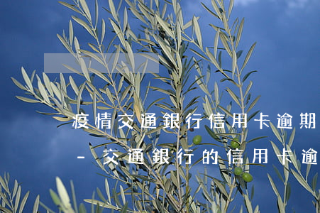 疫情交通銀行信用卡逾期新規(guī)定-交通銀行的信用卡逾期了怎么辦