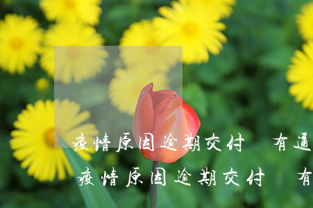 疫情原因逾期交付沒有通知業(yè)主-疫情原因逾期交付沒有通知業(yè)主怎么辦
