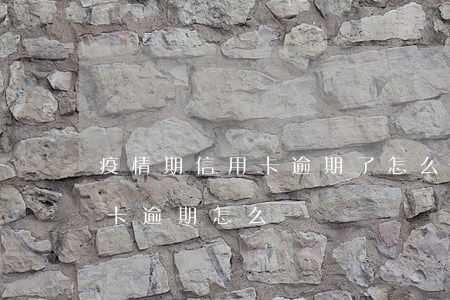 疫情期信用卡逾期了怎么辦(在疫情期間信用卡逾期怎么辦)