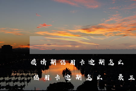 疫情期信用卡逾期怎么辦最正確的-疫情期信用卡逾期怎么辦最正確的辦法