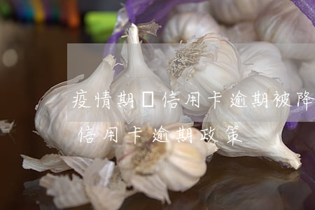 疫情期間信用卡逾期被降額(疫情期間銀行對信用卡逾期政策)