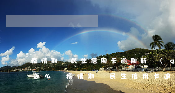 疫情期間民生信用卡逾期新規(guī)定怎么辦（疫情期間民生信用卡逾期新規(guī)定）