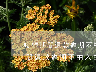 疫情期間還款逾期不納入失信名單-疫情期間還款逾期不納入失信名單怎么辦