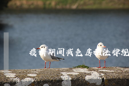 疫情期间减免房租法律规定