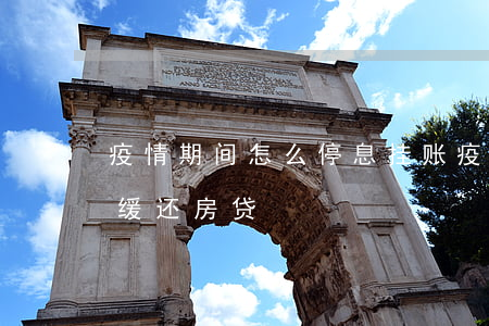疫情期间怎么停息挂账(疫情期间如何申请暂缓还房贷)