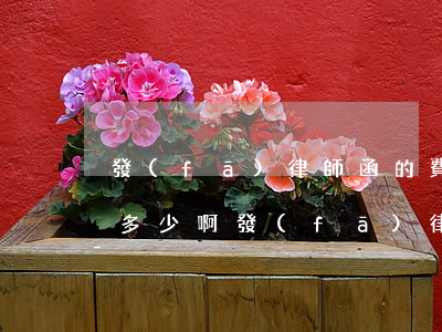 發(fā)律師函的費(fèi)用大概是多少啊(發(fā)律師函多少錢一份)