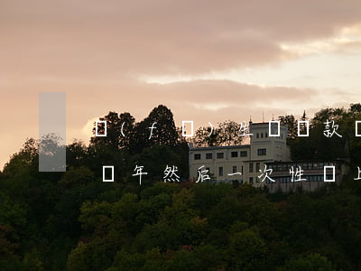 發(fā)生過貸款還貸逾期一次(房貸逾期兩年然后一次性還上逾期金額)