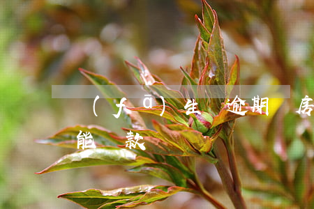 發(fā)生過逾期買房辦貸款(買房有逾期能貸款嗎)