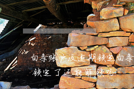 白条账户没逾期锁定(白条逾期一个多月白条锁定了还能解锁吗)