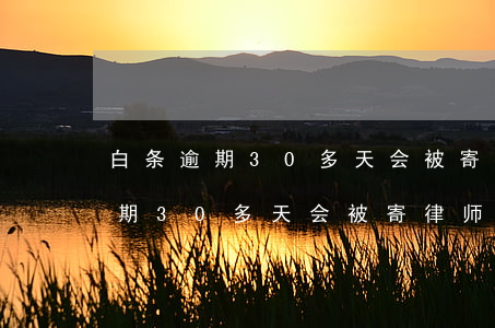白条逾期30多天会被寄律师函吗-白条逾期30多天会被寄律师函吗怎么办