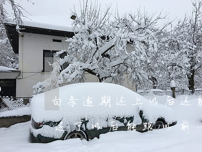 白条逾期还上以后还能再用吗 白条逾期几天还了以后能跟以前一样用吗?