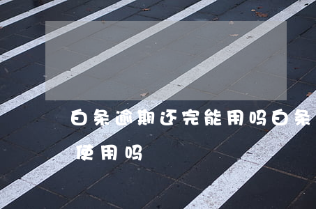 白条逾期还完能用吗(白条逾期还了可以继续使用吗)