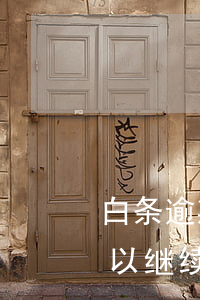 白条逾期还能用京东-京东白条逾期后还可以继续使用吗?
