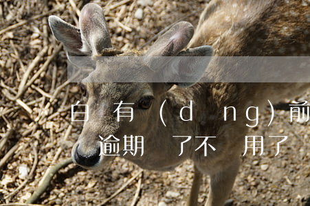 白條有當(dāng)前逾期還可以用嗎(白條逾期還了不給用了嗎?)