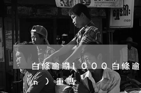 白條逾期1000（白條逾期400嚴(yán)重嗎）