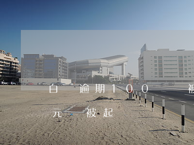 白條逾期100塊會被告嗎-白條欠100元會被起訴嗎