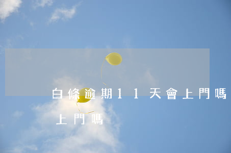 白條逾期11天會上門嗎 白條逾期11天會上門嗎