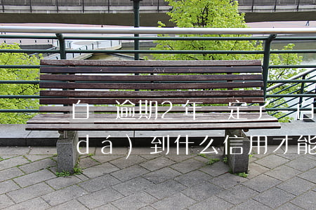 白條逾期2年鎖定了-白條逾期鎖定要達(dá)到什么信用才能解除